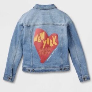 DENIM JACKET 1969 STONEWALL RIOTS NEW YORK CITY size S